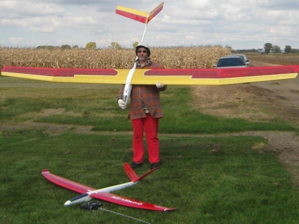 Joe, his Super Esprit and Osprey 2M.