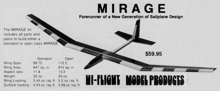 Hi-Flight Models Mirage